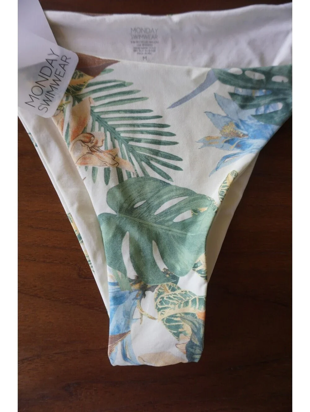 Monday Swimwear Amazonia Palma Cheeky Bikini Bottom Size M NWT
